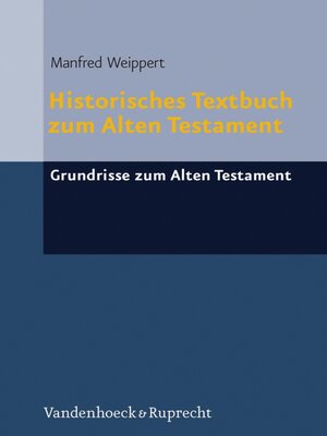 cover image of Historisches Textbuch zum Alten Testament